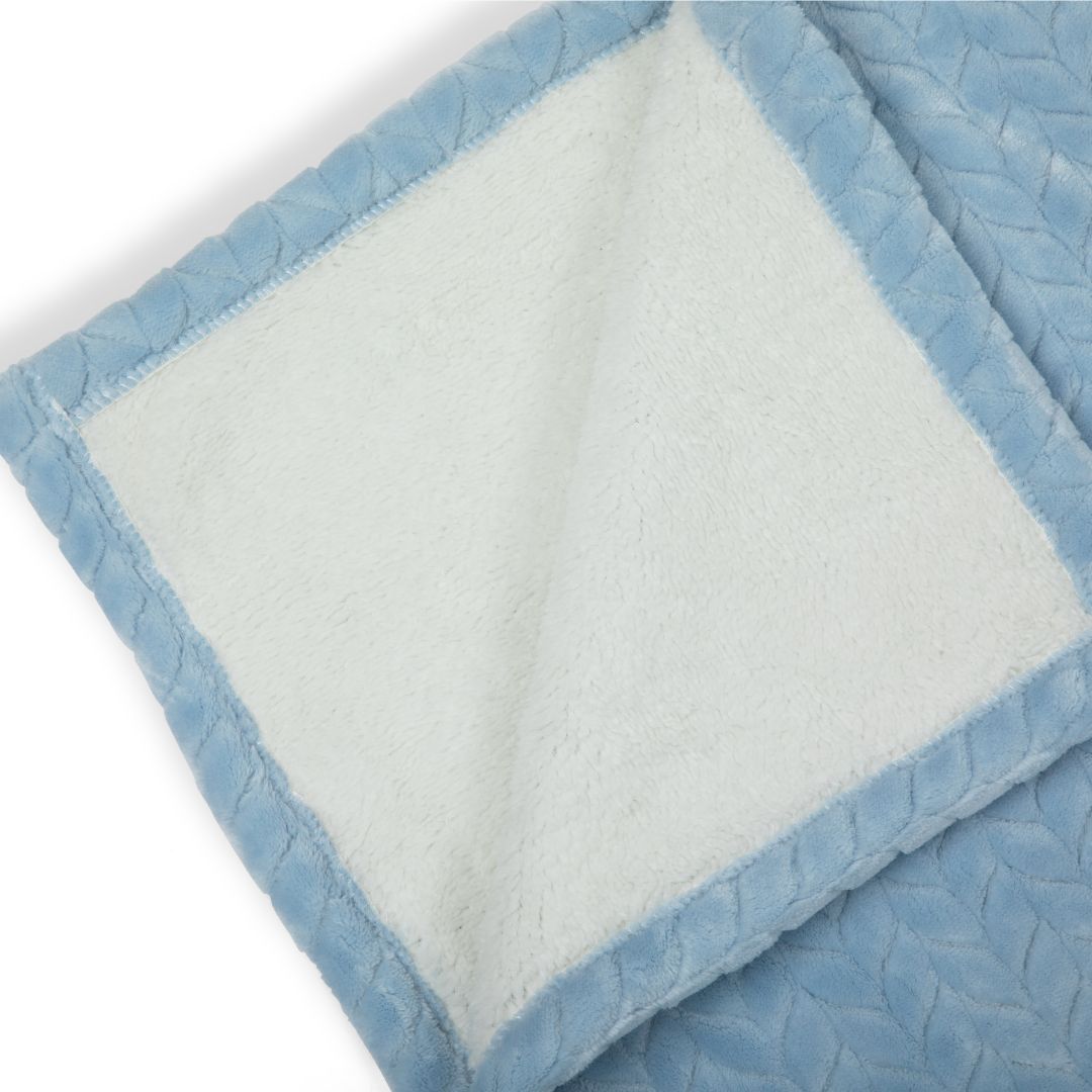 LUX Calming Cornflower: Sherpa Lined