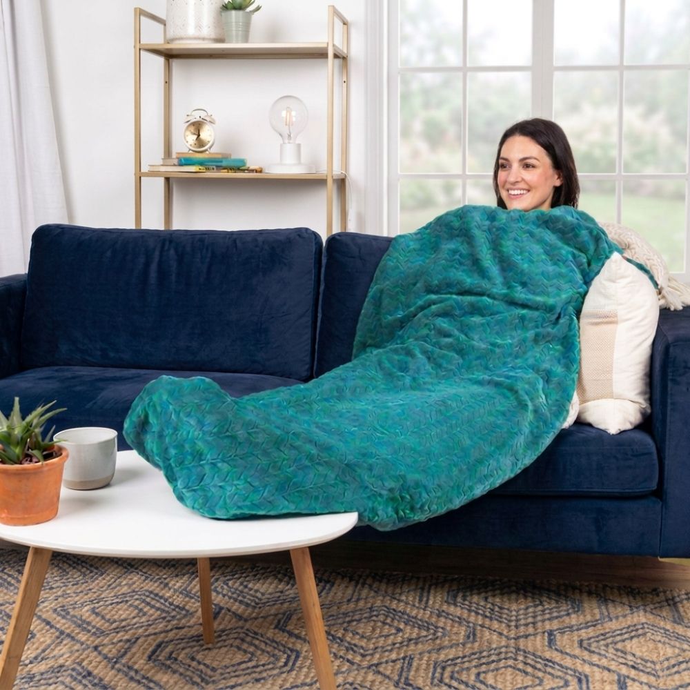 LUX Terrifically Teal:  Sherpa Lined