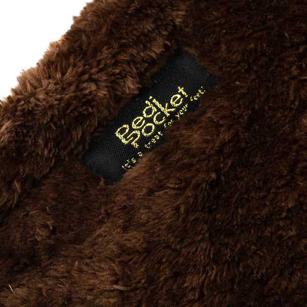 Dark Brown XXL Fleece Foot Pocket Blanket & Throw PediPocket